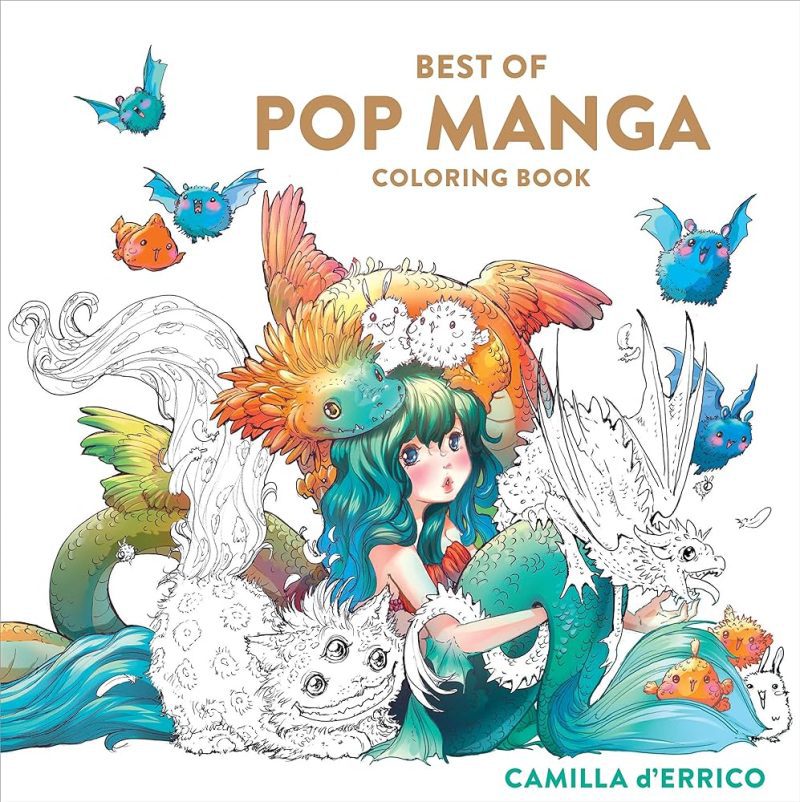 Best of Pop Manga Colouring Book