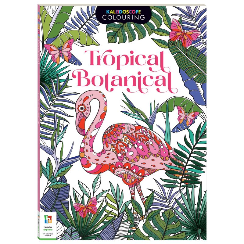 Kaleidoscope Colouring Tropical Botanica